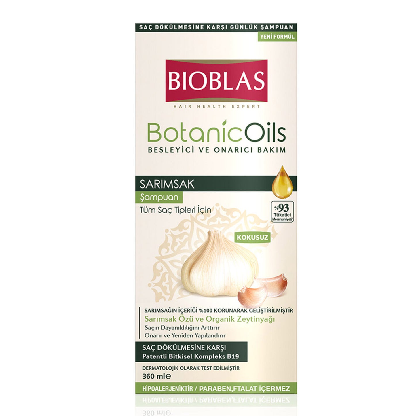 Bioblas Shampoing à l'ail 360 ML